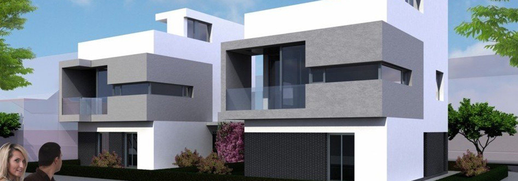 2 viviendas adosadas. BN2 :: RESIDENCIAL :: NUÑO ARQUITECTURA  Arquitectura sostenible diseñada para tí
