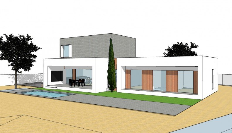 ANTEPROYECTO DE VIVIENDA EN SAN VICENTE DEL RASPEIG PROPUESTA 1