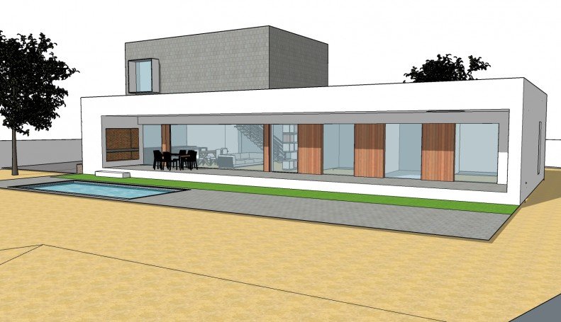 ANTEPROYECTO DE VIVIENDA EN SAN VICENTE DEL RASPEIG PROPUESTA 2