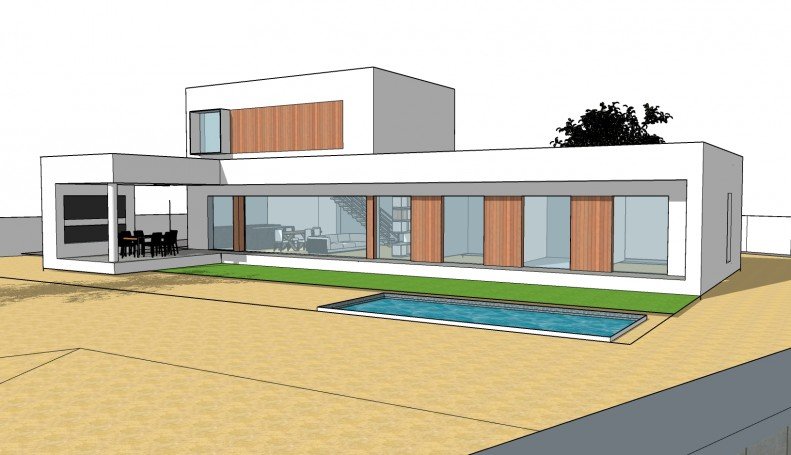 ANTEPROYECTO DE VIVIENDA EN SAN VICENTE DEL RASPEIG PROPUESTA 3